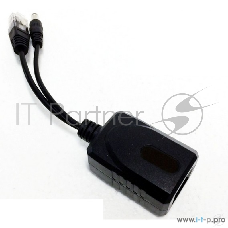 Переходник ORIENT POE-655R 48V, PoE сплиттер (приемник) питания по витой паре, вход: RJ45 PoE 48V тип B (4/5+,7/8-), выход: DC 12V, 1.5A + RJ45 LAN 10/100, совместим c PoE коммутаторами и регистраторами