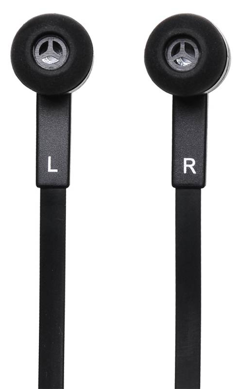 Гарнитура вкладыши Oklick HS-S-220 1.2м черный проводные