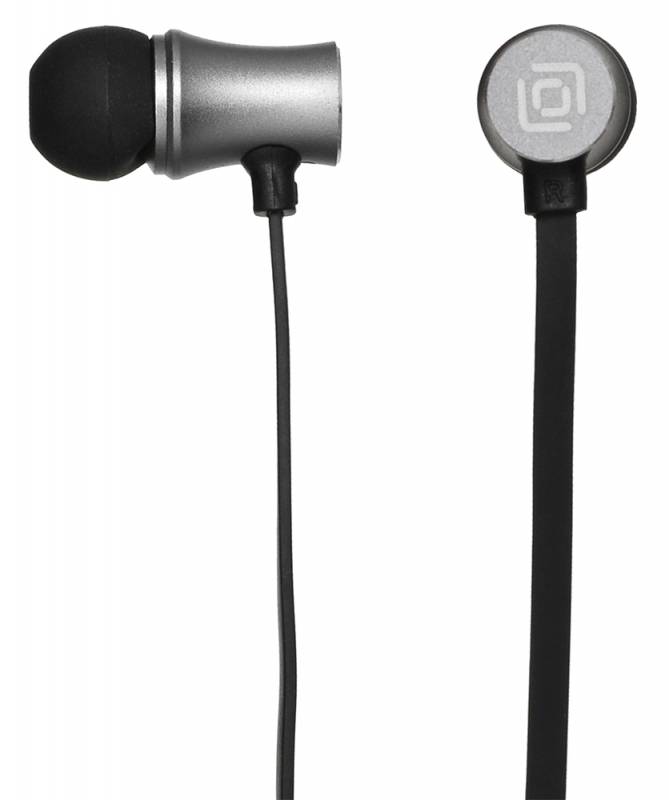 Гарнитура вкладыши Oklick HS-S-310 1.2м черный проводные