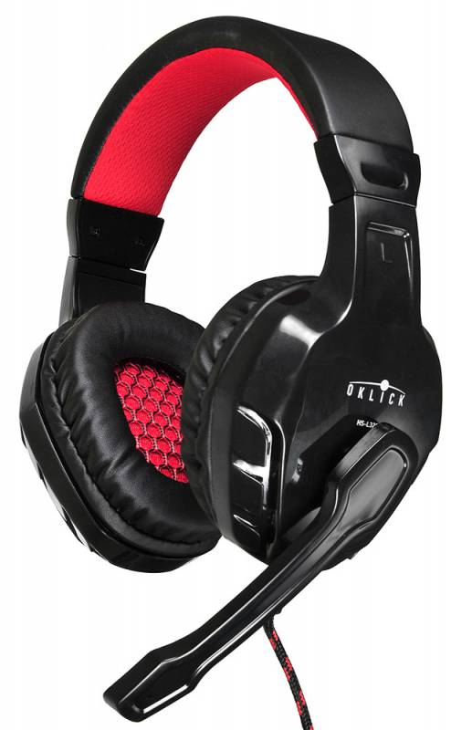 Наушники с микрофоном Oklick Phoenix HS-L320G черный 1.9м мониторы оголовье (NO-3000)