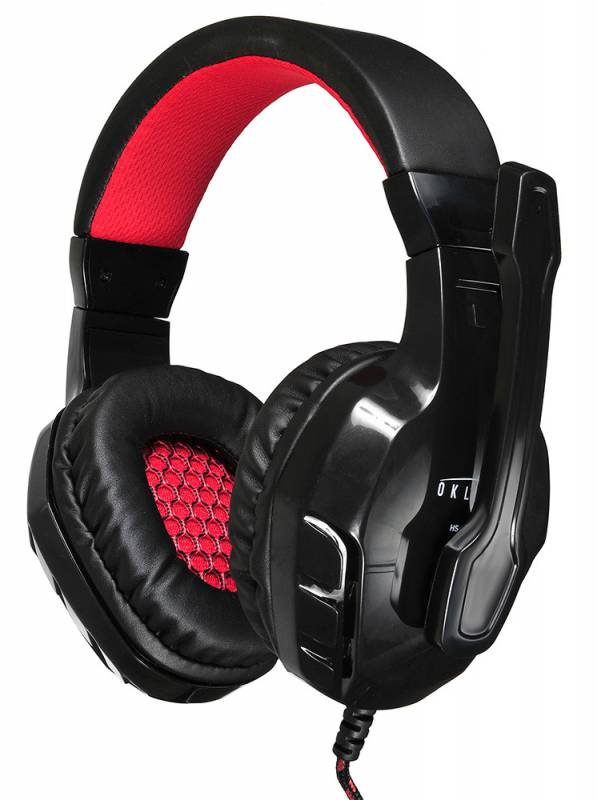 Наушники с микрофоном Oklick Phoenix HS-L320G черный 1.9м мониторы оголовье (NO-3000)