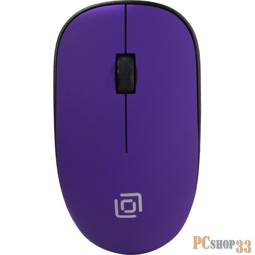 Мышь Oklick 515MW черный/пурпурный оптическая (1200dpi) беспроводная USB (3but)