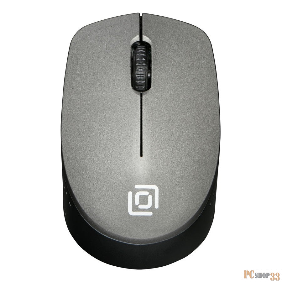 Мышь Oklick 486MW серый/черный оптическая (1000dpi) беспроводная USB (2but)