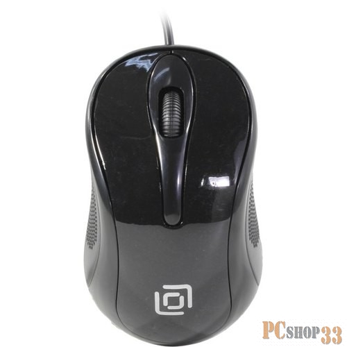 Мышь Oklick 385M черный оптическая (800dpi) USB для ноутбука (2but)