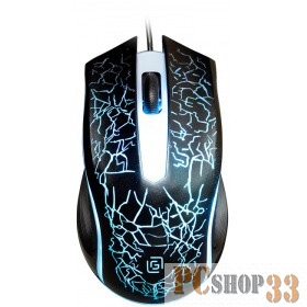 Мышь Oklick 395M черный оптическая (1500dpi) USB (2but)