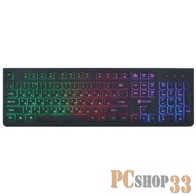 Клавиатура Oklick 440ML черный USB slim LED