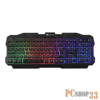 Клавиатура Oklick 757G черный USB for gamer LED