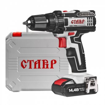 Дрель-шуруповерт Ставр ДА-14,4ЛК (5 шт) аккумуляторная