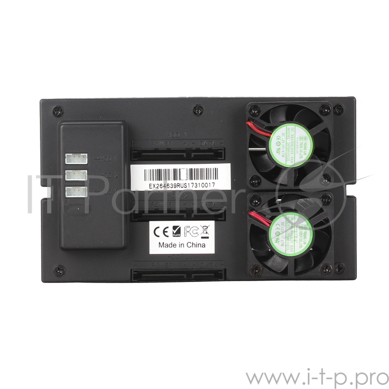 Контейнер для HDD EXEGATE EX264639RUS Корзина для HDD Exegate HS335-01 (универсальная, на 3*3,5 SATA/SAS HDD, занимает 2*5,25 отсека)