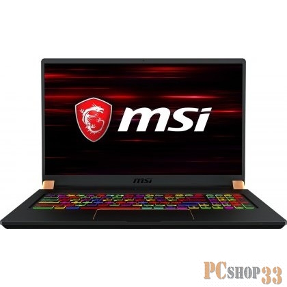 Ноутбук MSI GS75 Stealth 10SF-465RU Core i7 10750H/16Gb/SSD1Tb/nVidia GeForce RTX 2070 MAX Q 8Gb/17.3/FHD (1920x1080)/Windows 10/black/WiFi/BT/Cam