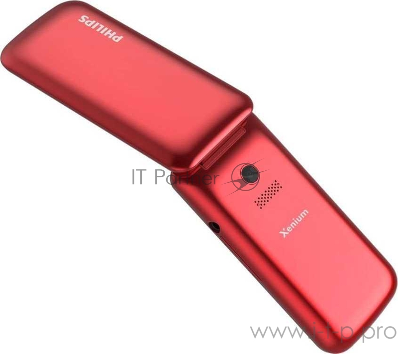 Мобильный телефон Philips E255 Xenium красный раскладной 2.4 240x320 0.3Mpix GSM900/1800 GSM1900 MP3