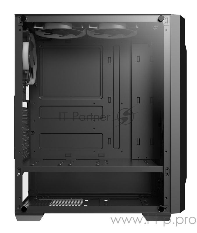 Корпус Formula V-LINE FROST-07 черный без БП ATX 3x120mm 2xUSB2.0 1xUSB3.0 audio bott PSU