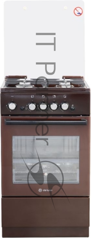 Плита Газовая De Luxe 5040.32Г (КР) ЧР-014 коричневый