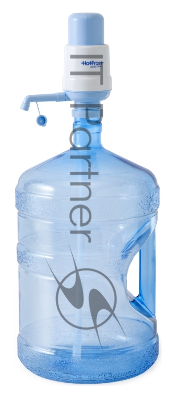 Помпа для 19л бутыли Hotfrost A6 механический голубой/серый