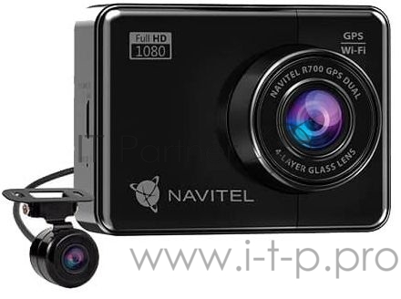 Видеорегистратор Navitel R700 GPS DUAL черный 1080x1920 1080p 170гр. GPS MSTAR AIT8339