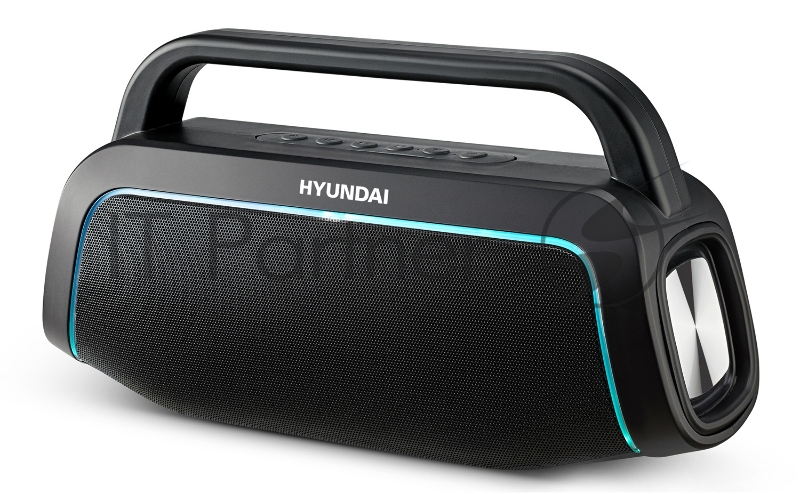 Колонка порт. Hyundai H-PAC560 черный 10W 1.0 BT/3.5Jack/USB 10м 3000mAh