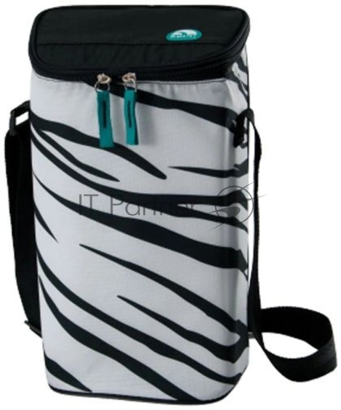 Сумка-термос Igloo 2 Bottle Wine Tote 16 2л. зебра/белый (00157757)