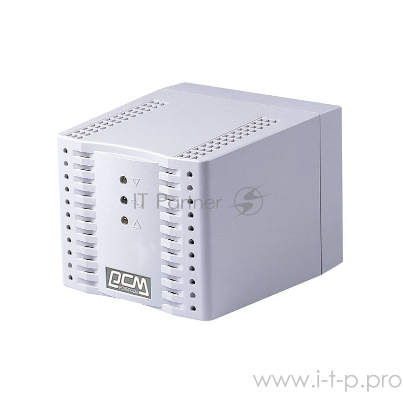 Стабилизатор напряжения Powercom TCA-1200 600Вт 1200ВА белый