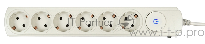 Сетевой фильтр Ippon BK132 3м (6 розеток) белый (коробка)