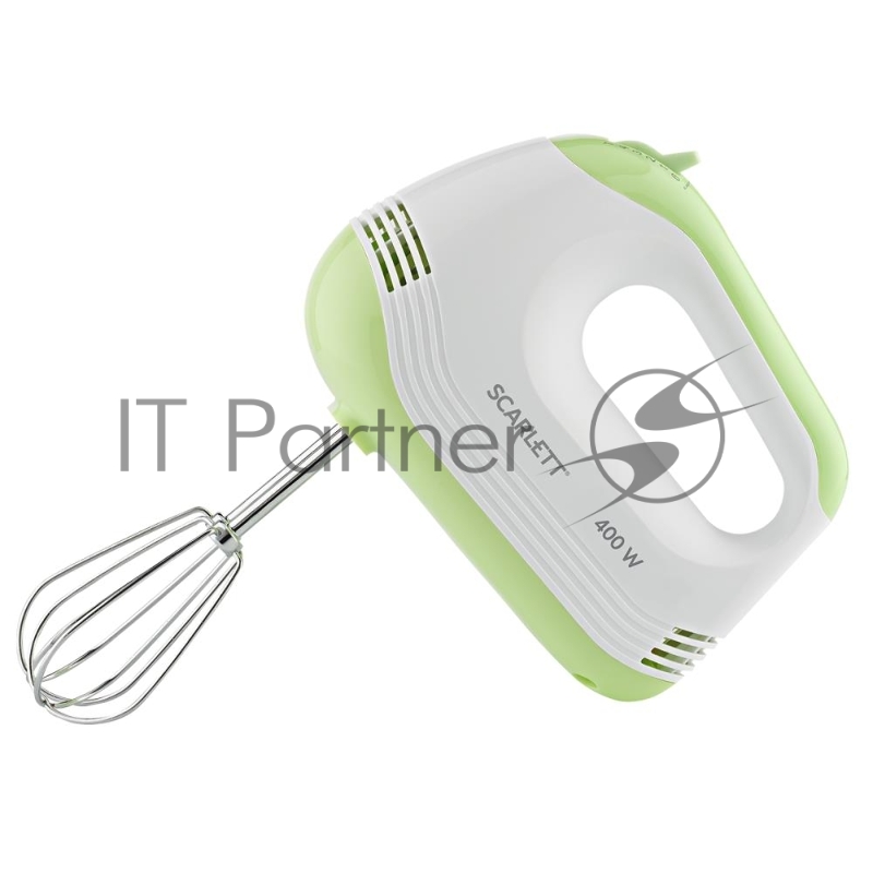 Миксер ручной Scarlett SC-HM40S15 белый/зеленый