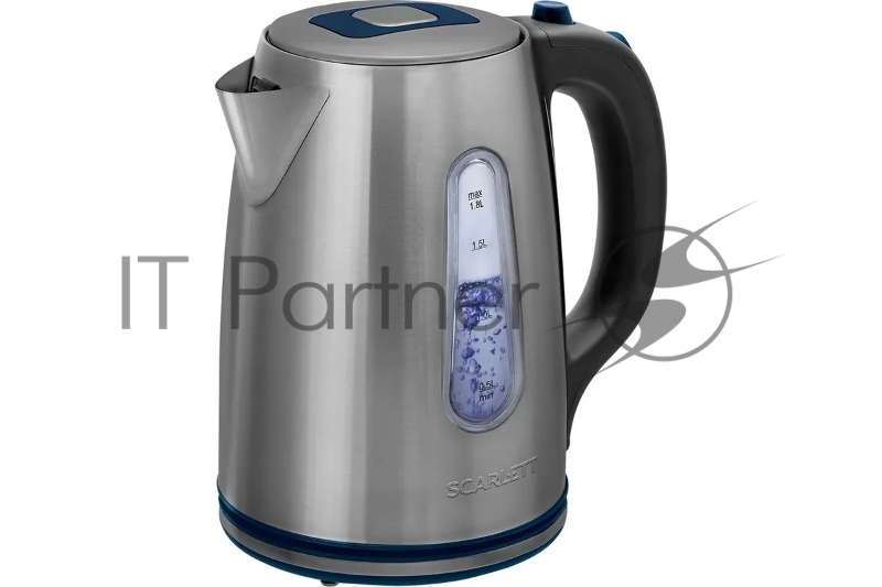 Чайник электрический Scarlett SC-EK21S72 1.8л. 2200Вт серебристый (корпус: металл)
