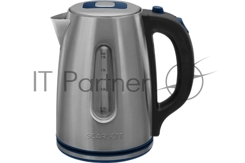 Чайник электрический Scarlett SC-EK21S72 1.8л. 2200Вт серебристый (корпус: металл)