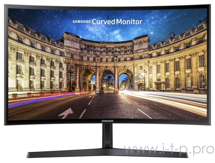 Монитор Samsung 23.5 C24F396FHI черный VA LED 16:9 HDMI матовая 250cd 178гр/178гр 1920x1080 D-Sub FHD 3.3кг