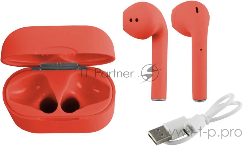 Гарнитура вкладыши Redline nanoBeats Color BHS-14 оранжевый беспроводные bluetooth (в ушной раковине)