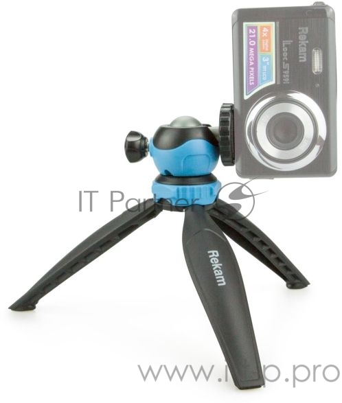 Штатив Rekam Pokipod настольный черный пластик/металл (143гр.)