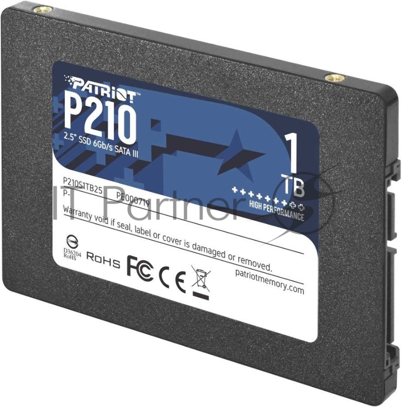 Накопитель SSD Patriot SATA III 1Tb P210S1TB25 P210 2.5