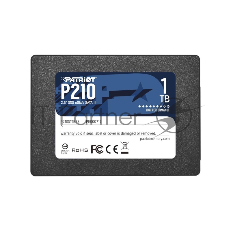 Накопитель SSD Patriot SATA III 1Tb P210S1TB25 P210 2.5