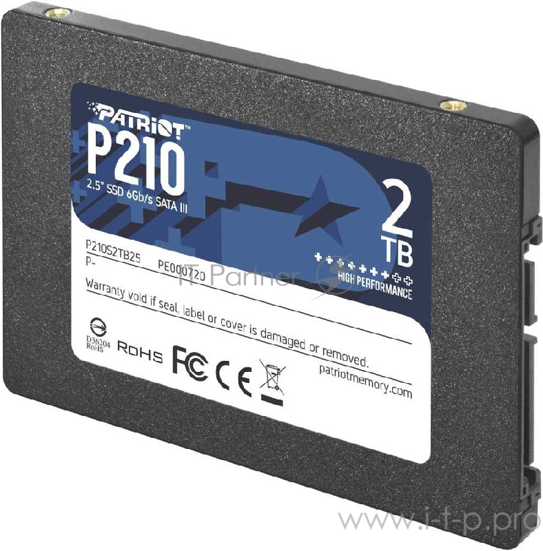 Накопитель SSD Patriot SATA III 2Tb P210S2TB25 P210 2.5