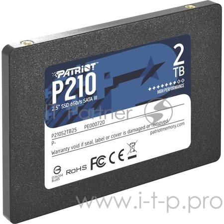 Накопитель SSD Patriot SATA III 2Tb P210S2TB25 P210 2.5