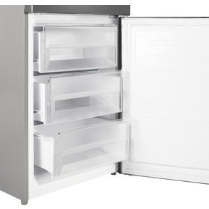 Холодильник Weissgauff WRK 2000 XNF нержавеющая сталь (двухкамерный)