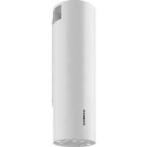 Вытяжка каминная Weissgauff Tubus 90 WH белый управление: кнопочное (1 мотор)