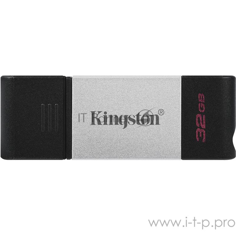 Накопитель KINGSTON DT80 32GB Flash USB 3.2 Gen 1, USB-C Storage