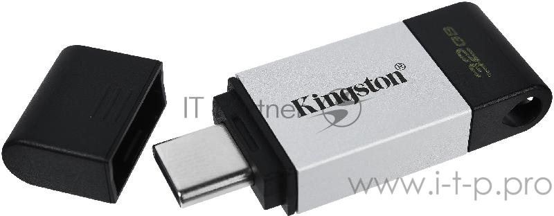 Накопитель KINGSTON DT80 32GB Flash USB 3.2 Gen 1, USB-C Storage