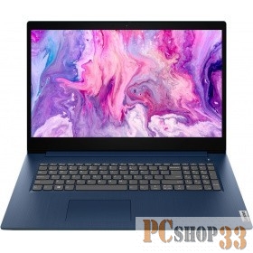 Ноутбук Lenovo IdeaPad IP3 17IML05 Core i3 10110U/4Gb/1Tb/SSD128Gb/Intel UHD Graphics/17.3/TN/HD+ (1600x900)/Windows 10/blue/WiFi/BT/Cam