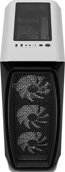 Корпус Aerocool Aero One Frost-G-WT-v1 белый без БП ATX 4x120mm 2x140mm 2xUSB3.0 audio bott PSU