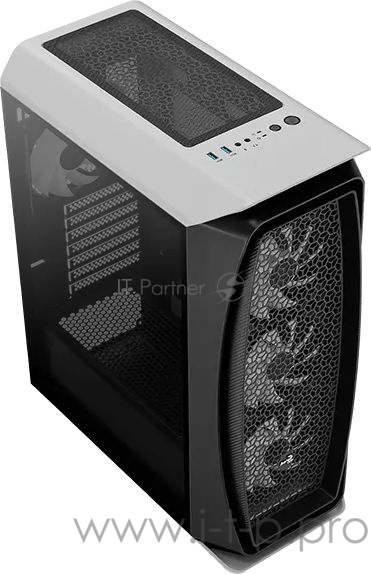 Корпус Aerocool Aero One Frost-G-WT-v1 белый без БП ATX 4x120mm 2x140mm 2xUSB3.0 audio bott PSU