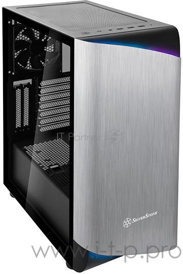 Корпус SilverStone SST-SEA1SB-G чёрный (ATX, закаленное стекло, fan 200 мм 2шт, fan 120 мм 1шт,USB 3.0 x 2 USB 3.1 Gen 2 Type-C x 1 Combo, HD Audio)
