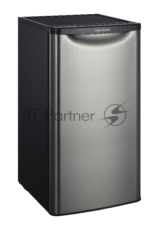 Холодильник WILLMARK XR-80SS (80л, хладагент R600/a , 55,5Вт, мороз. отделение, серебряный цвет)