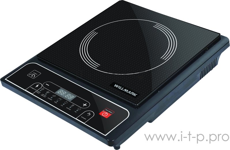 Плитка индукционная WILLMARK WIP-625BC ( 2000Вт, 1 конф., 8 уровней темп., 7 программ)