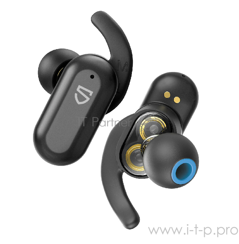 Наушники SoundPEATS TWS Truengine 2 Bluetooth 5.0, 500мАч,d6.0мм, IPX6,Qi,черный