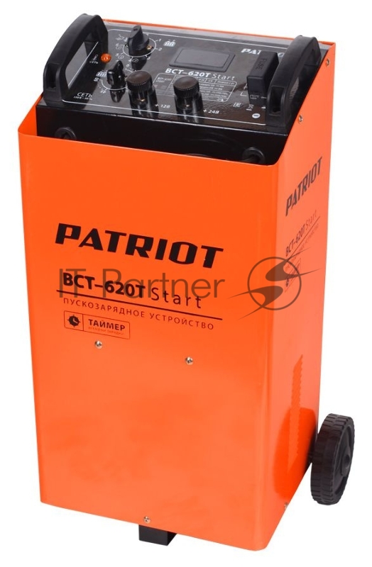 Устройство пуско-зарядное PATRIOT BCT-620T Start 220В±15% 3300Вт 12/24В з/п90/550А 50-1000А/ч 25кг
