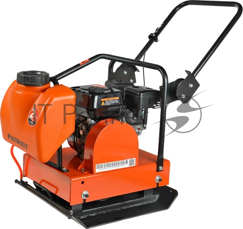 Виброплита PATRIOT VT-120LB, Loncin G200F 6.5 л/с, плита - 600х480 мм, 120 кг, бак д/воды.