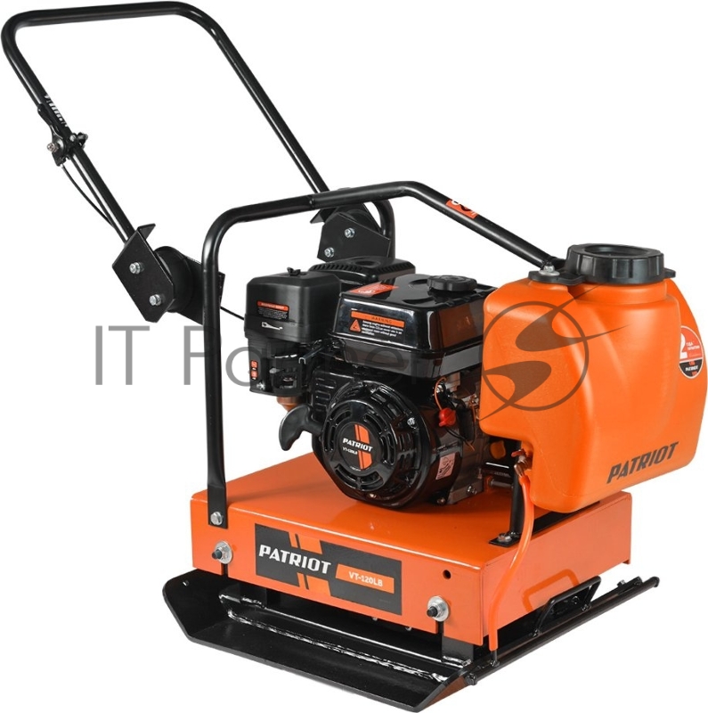Виброплита PATRIOT VT-120LB, Loncin G200F 6.5 л/с, плита - 600х480 мм, 120 кг, бак д/воды.