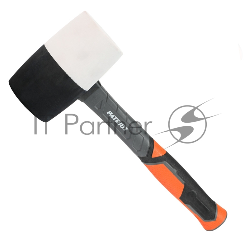 Киянка PATRIOT RMF-680BW черно-белая, с фиберглассовой рукояткой, 680г