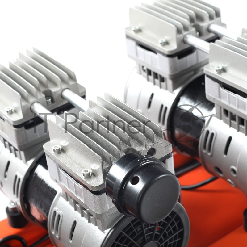 Компрессор Patriot поршневой безмасляный WO 100-440, 440 л/мин, 8 бар, 2500 Вт, 100 л, быстросъем и елочка с вентилем