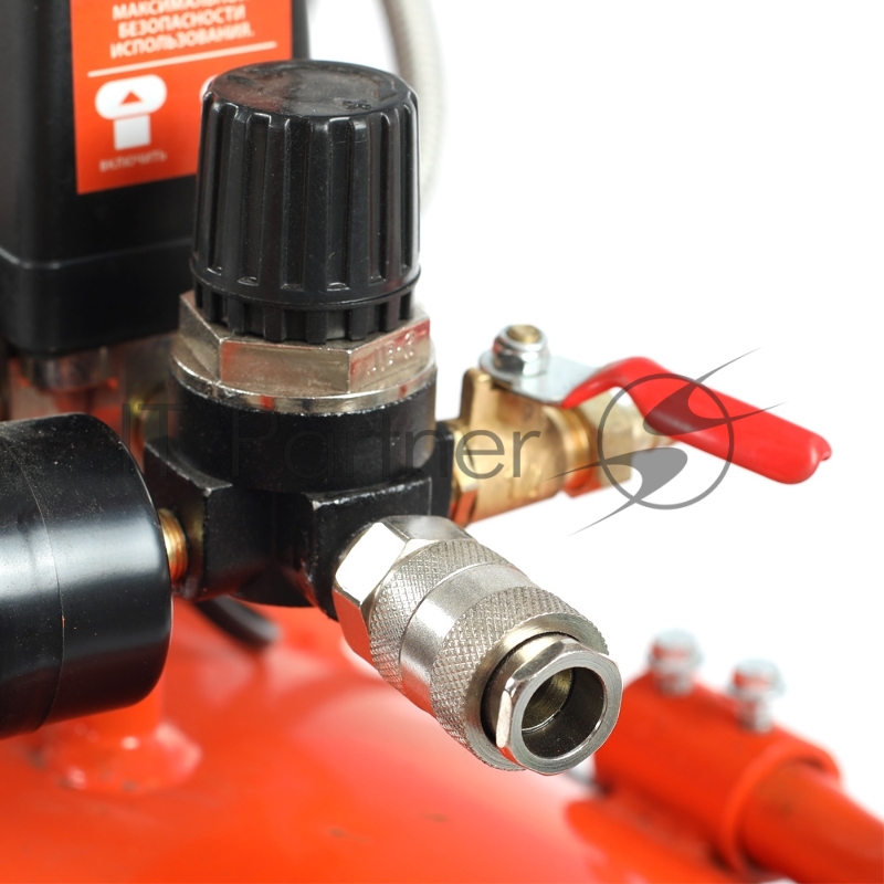 Компрессор Patriot поршневой безмасляный WO 80-360, 360 л/мин, 8 бар, 2200 Вт, 80 л, быстросъем и елочка с вентилем